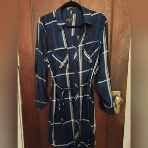 Tinsel shirt dress